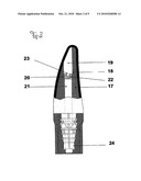 METHOD FOR SECURING A MEDICAL ELEMENT IN AN IMPLANT, AND MEDICAL ELEMENT diagram and image