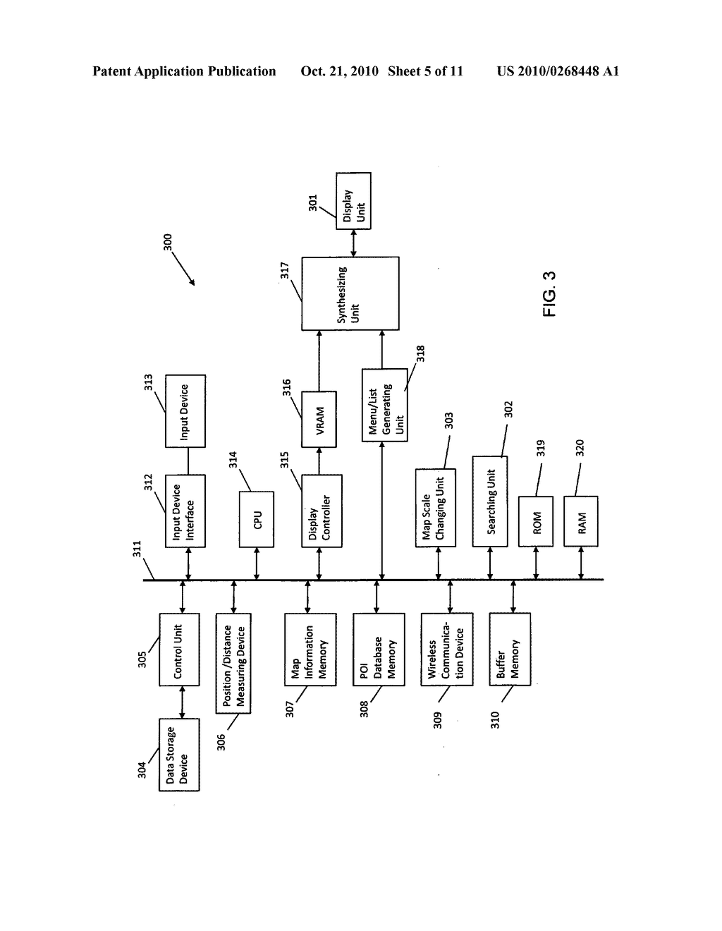 Dynamic destination map display for navigation system - diagram, schematic, and image 06