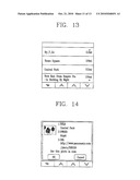 METHOD AND APPARATUS FOR DISPLAYING IMAGE OF MOBILE COMMUNICATION TERMINAL diagram and image