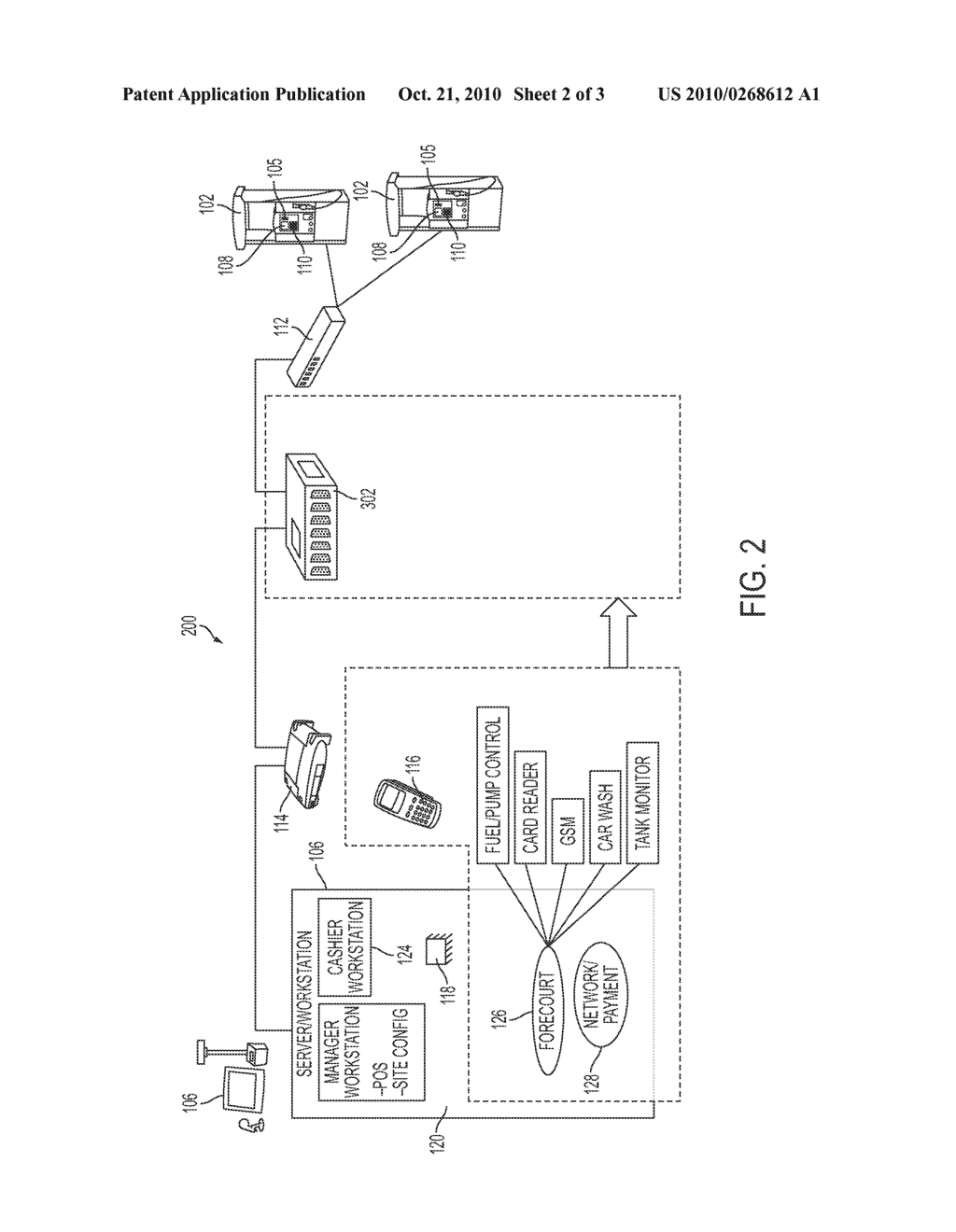 PAYMENT PROCESSING SYSTEM FOR USE IN A RETAIL ENVIRONMENT HAVING SEGMENTED ARCHITECTURE - diagram, schematic, and image 03