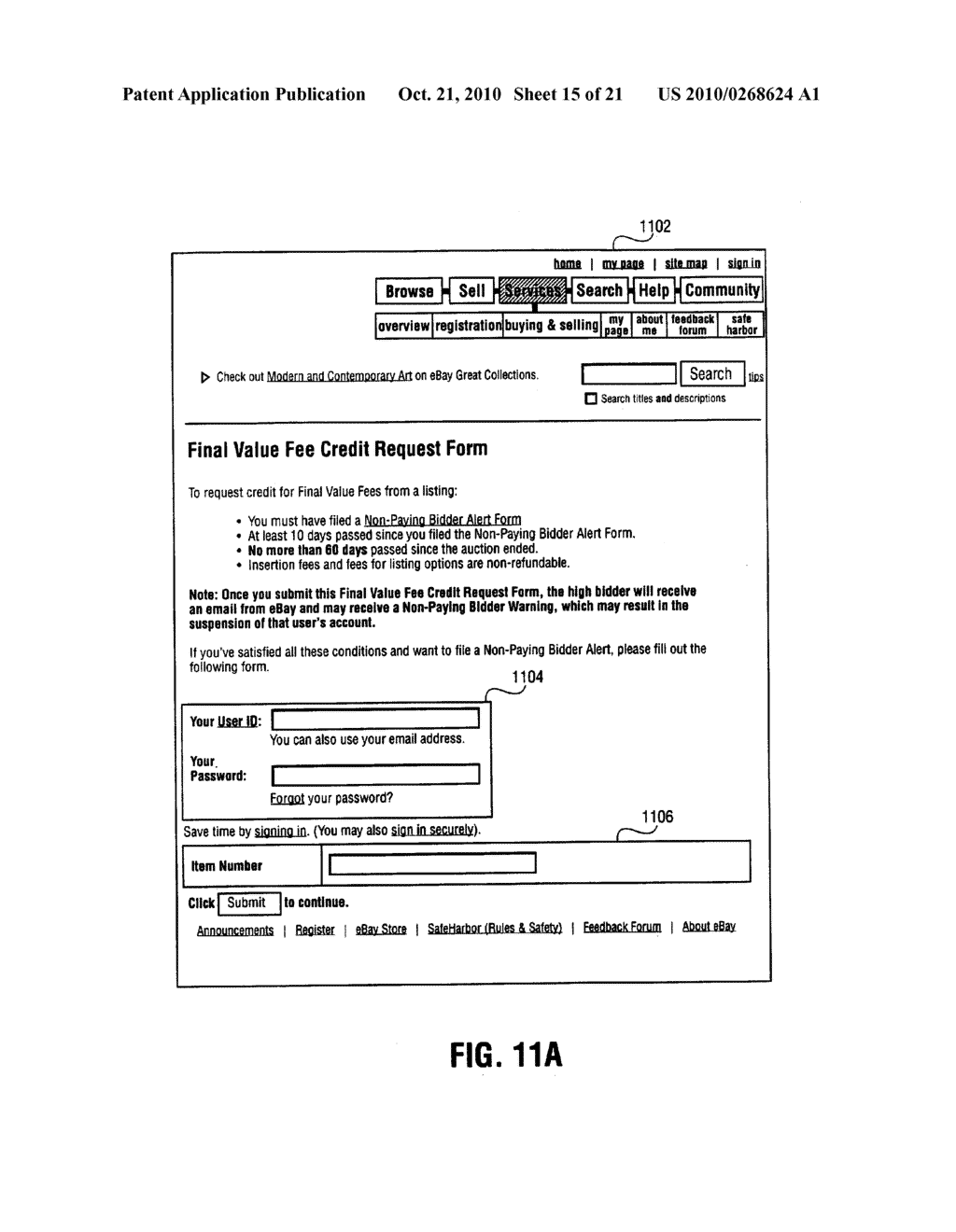 METHOD AND SYSTEM FOR DEALING WITH NON-PAYING BIDDERS RELATED TO NETWORK-BASED TRANSACTIONS - diagram, schematic, and image 16