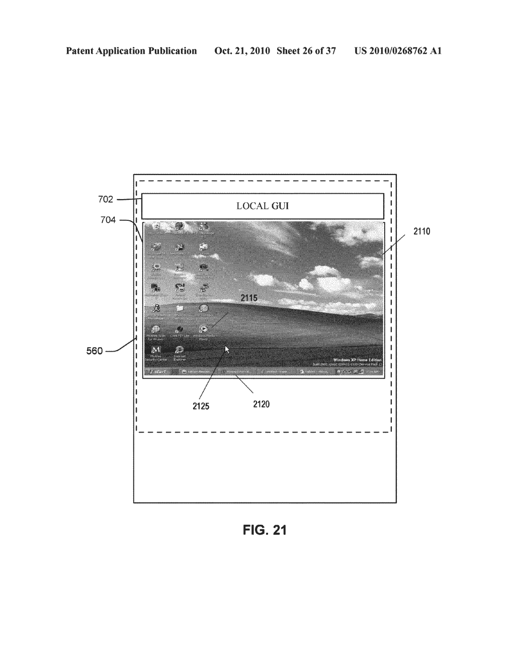 SYSTEM AND METHOD FOR SCROLLING A REMOTE APPLICATION - diagram, schematic, and image 27