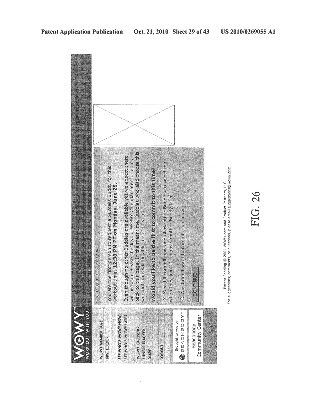 Method and Apparatus for Creating a Virtual Workout Community - diagram, schematic, and image 30