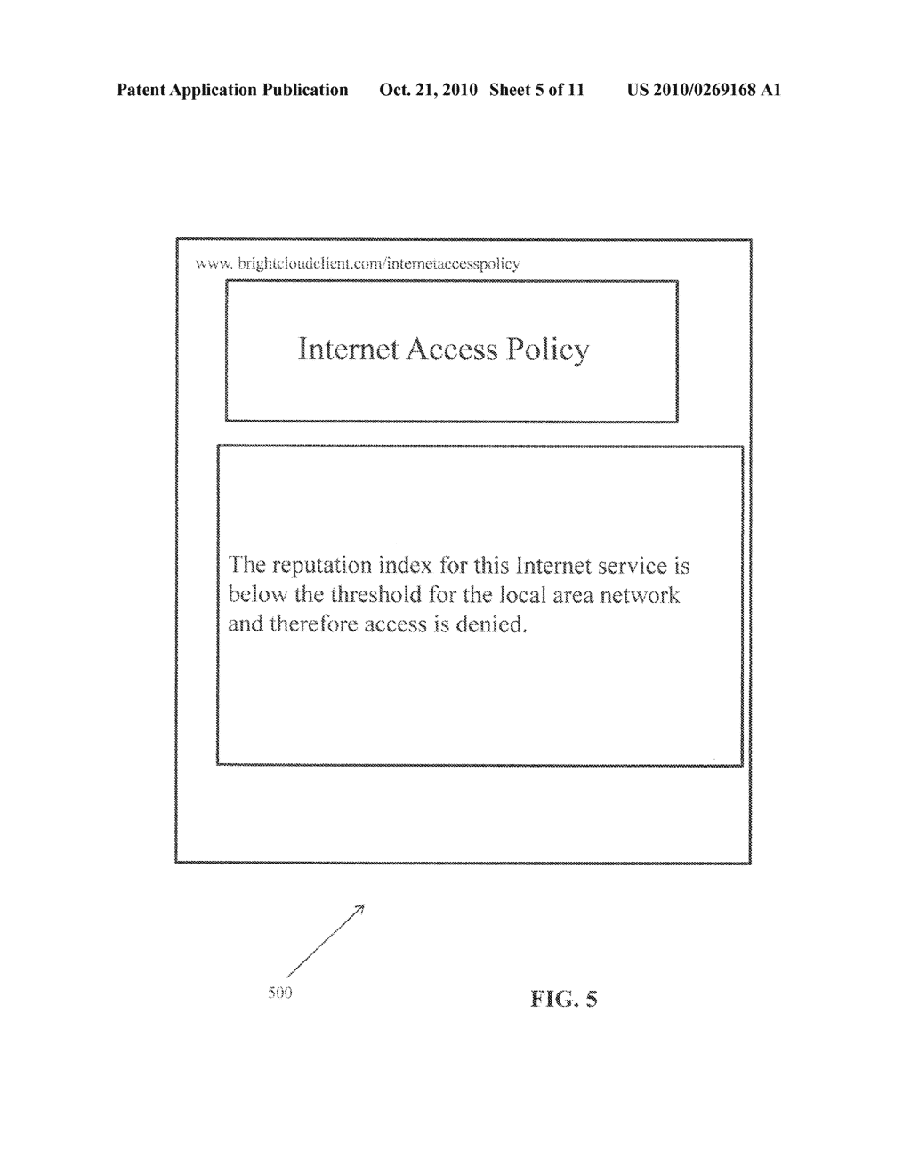 System And Method For Developing A Risk Profile For An Internet Service - diagram, schematic, and image 06