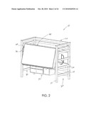 Fold Down Loft Bed with Modular Furniture diagram and image