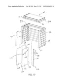 Fold Down Loft Bed with Modular Furniture diagram and image