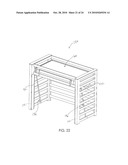 Fold Down Loft Bed with Modular Furniture diagram and image