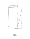 WAIST BELT WITH SIZE RULER INDICIA diagram and image