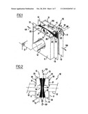  DEVICE FOR BLOWING GAS ONTO A FACE OF A TRAVELING STRIP OF MATERIAL diagram and image