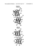  DEVICE FOR BLOWING GAS ONTO A FACE OF A TRAVELING STRIP OF MATERIAL diagram and image