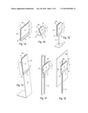 Holding Device For A Poster-Shaped Information Support diagram and image