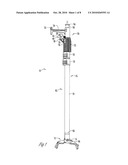 ADJUSTABLE SHOOTING STICK diagram and image