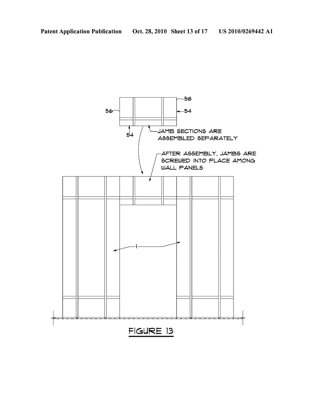 Construction System Using Interlocking Panels - diagram, schematic, and image 14