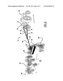 Rake Implement and Process for Removing Vegetation from a Body of Water diagram and image