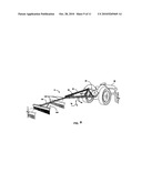 Rake Implement and Process for Removing Vegetation from a Body of Water diagram and image