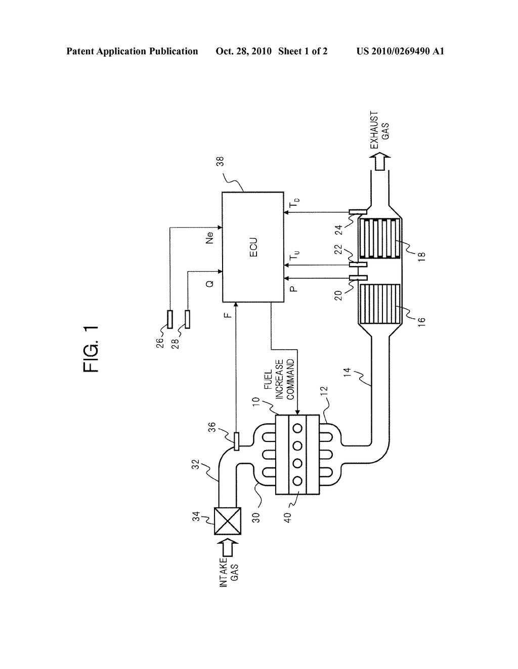 APPARATUS FOR AND METHOD OF PURIFYING EXHAUST GAS - diagram, schematic, and image 02