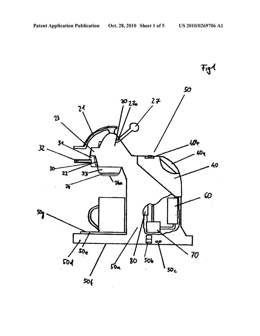 DEVICE FOR PREPARING A BEVERAGE WITH REMOVABLE INJECTION MEMBER - diagram, schematic, and image 02