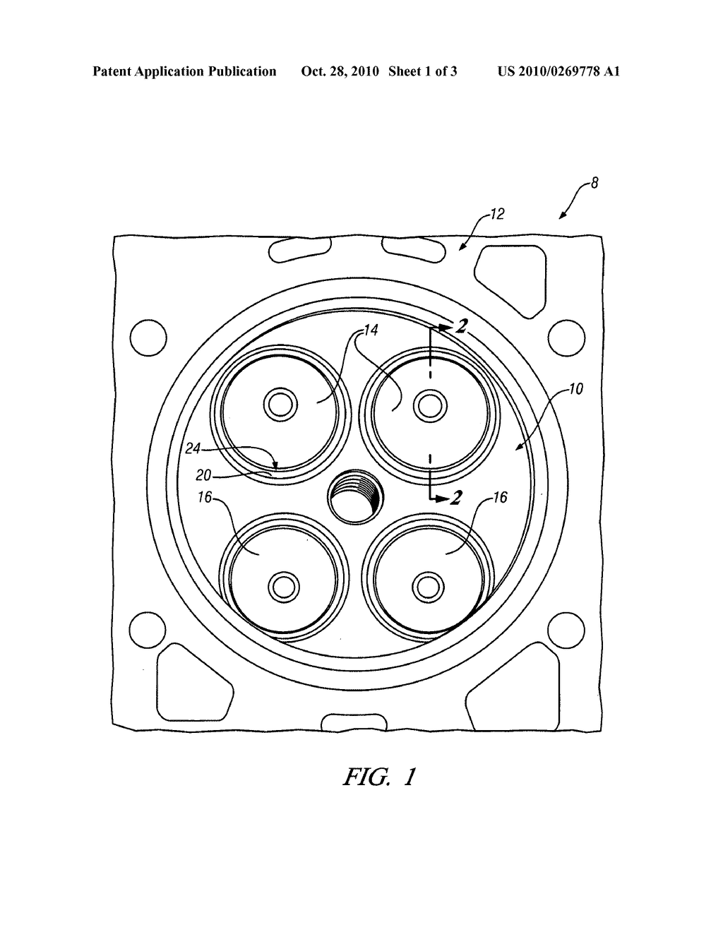 CYLINDER HEAD ASSEMBLY FOR AN INTERNAL COMBUSTION ENGINE AND METHOD OF MAKING THE SAME - diagram, schematic, and image 02