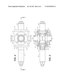 Multi-port inline flow cell for use in monitoring multiple parameters in a sanitary process line diagram and image