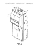 Bill acceptor with a bill passage adjustment structure diagram and image