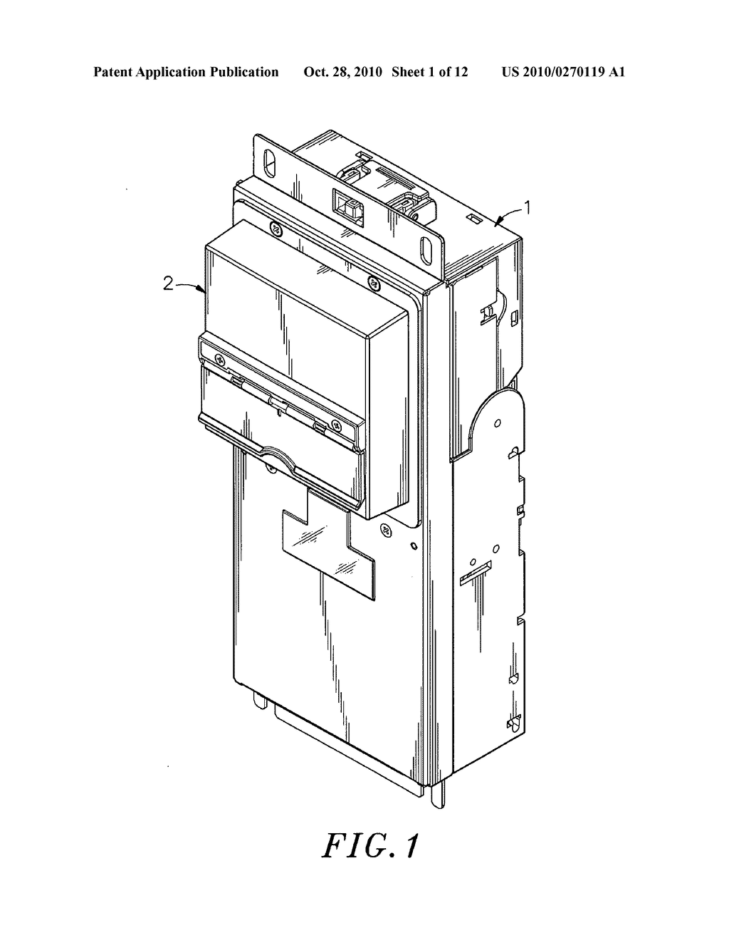 Bill acceptor with a bill passage adjustment structure - diagram, schematic, and image 02