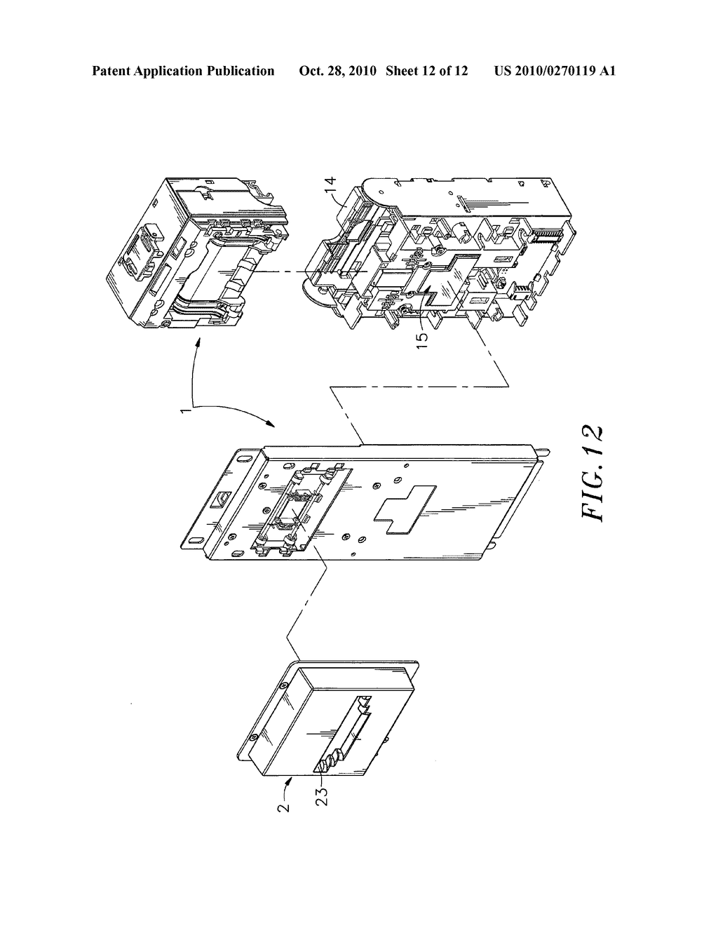 Bill acceptor with a bill passage adjustment structure - diagram, schematic, and image 13
