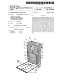 Cigarette box and its blank diagram and image