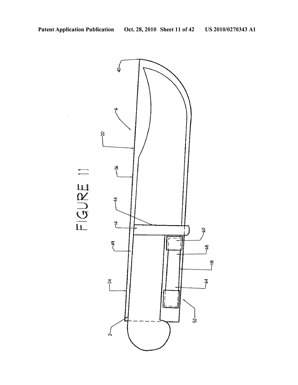 Apparatus for knife sheath lock - diagram, schematic, and image 12