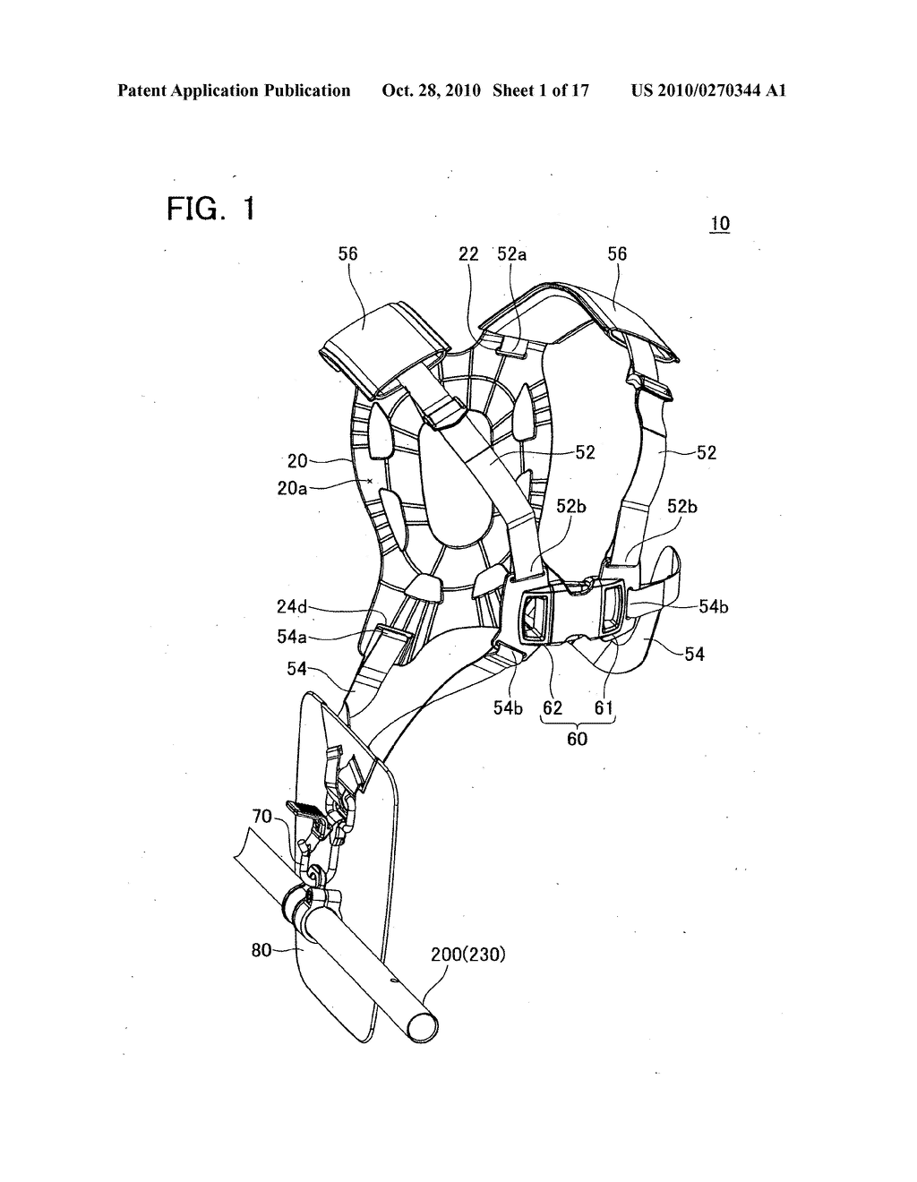 Harness for a handheld power equipment - diagram, schematic, and image 02