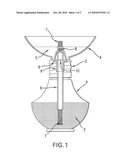 OIL LAMP WITH HEAT CONDUCTIVE ELEMENT diagram and image