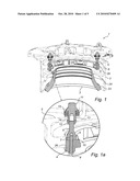 Gyratory crusher, outer shell intended therefore and methods for mounting and dismounting the outer shell diagram and image