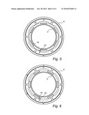 Gyratory crusher, outer shell intended therefore and methods for mounting and dismounting the outer shell diagram and image