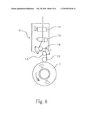 YARN PATH GUIDE, TRAVERSING DEVICE OF FIBER BUNDLE AND SYSTEM FOR PRODUCING FIBER BUNDLE PACKAGE diagram and image