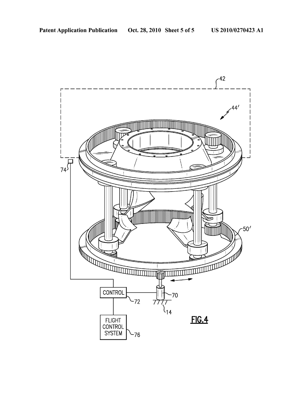 PLANETARY DE-ROTATION SYSTEM FOR A SHAFT FAIRING SYSTEM - diagram, schematic, and image 06