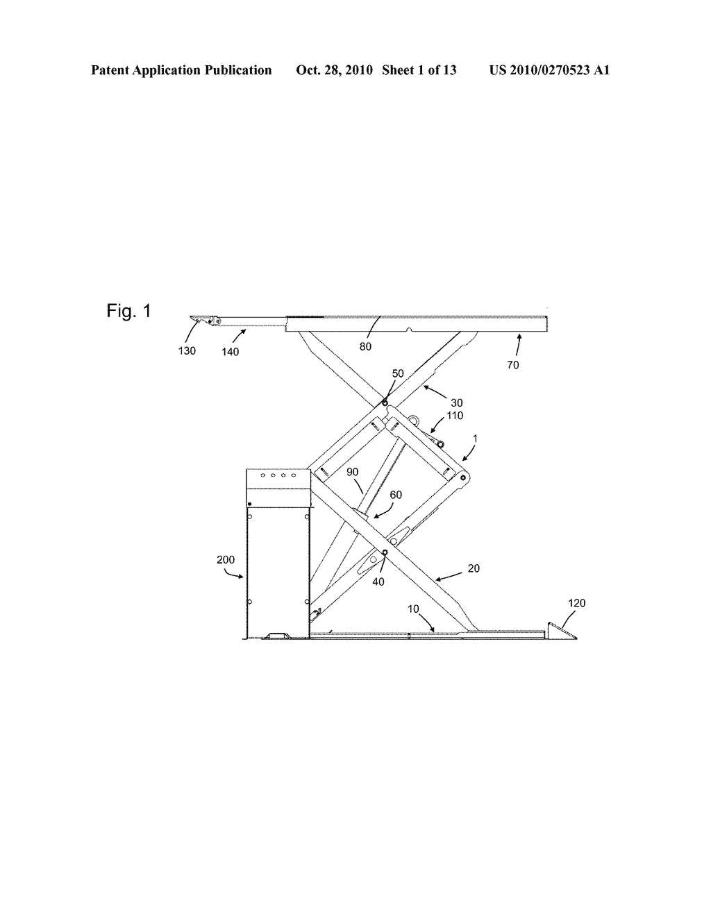 SCISSOR LIFTING PLATFORM - diagram, schematic, and image 02