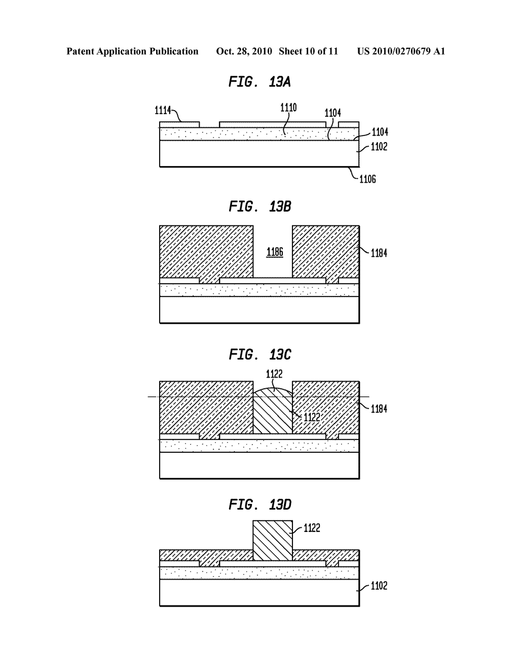 MICROELECTRONIC PACKAGES FABRICATED AT THE WAFER LEVEL AND METHODS THEREFOR - diagram, schematic, and image 11