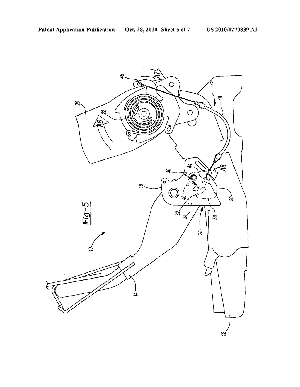 AUTOMATIC SEAT CUSHION LOCKING MECHANISM WITH AUTOMATIC TIP-UP - diagram, schematic, and image 06