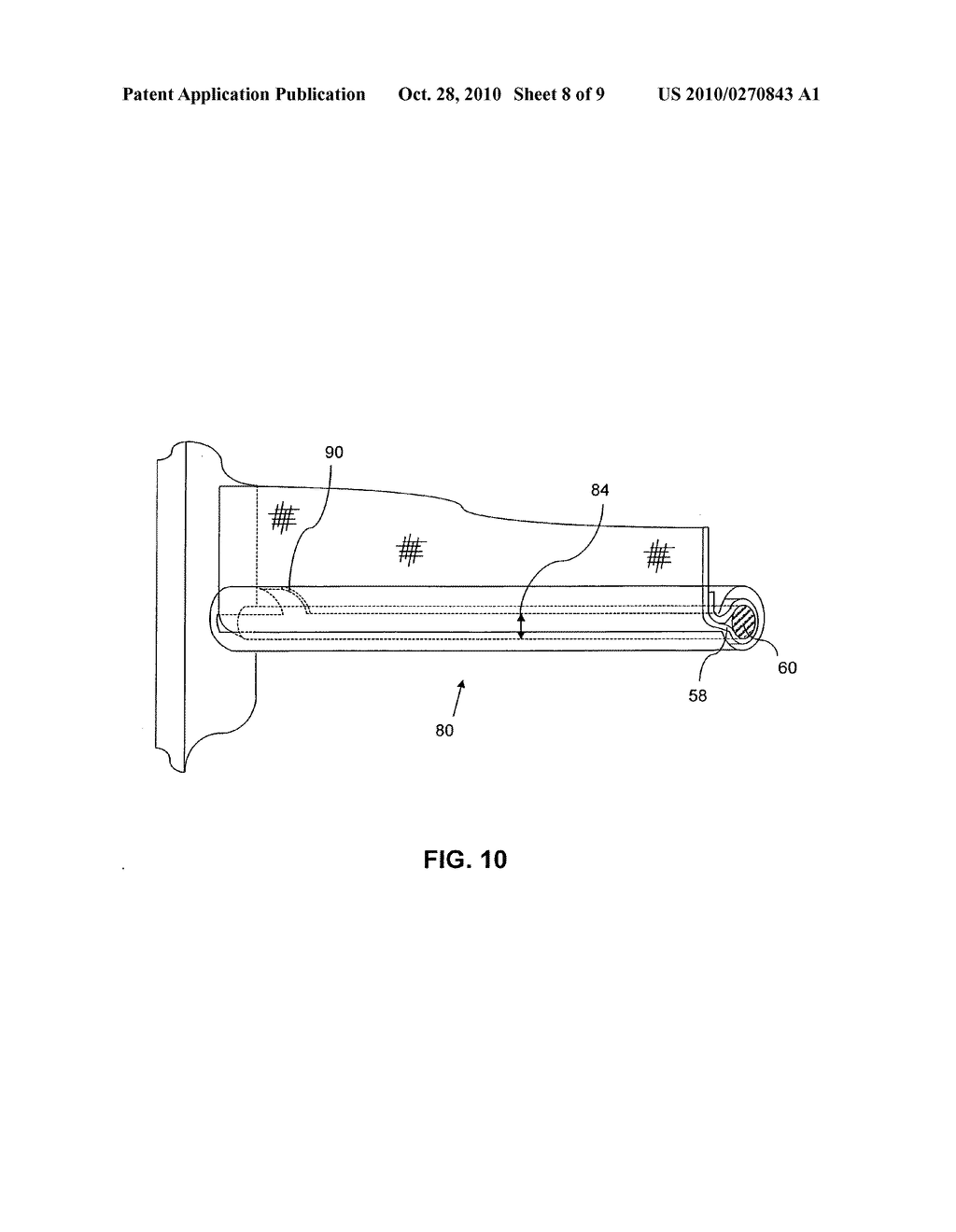 Single frame sling chair - diagram, schematic, and image 09