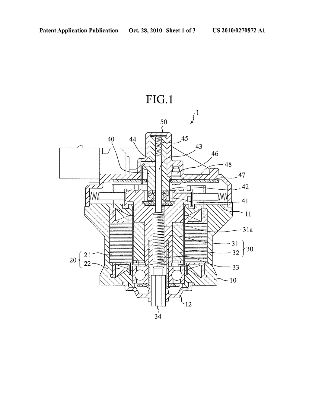 BEARING DEVICE FOR ROTARY MOTOR - diagram, schematic, and image 02