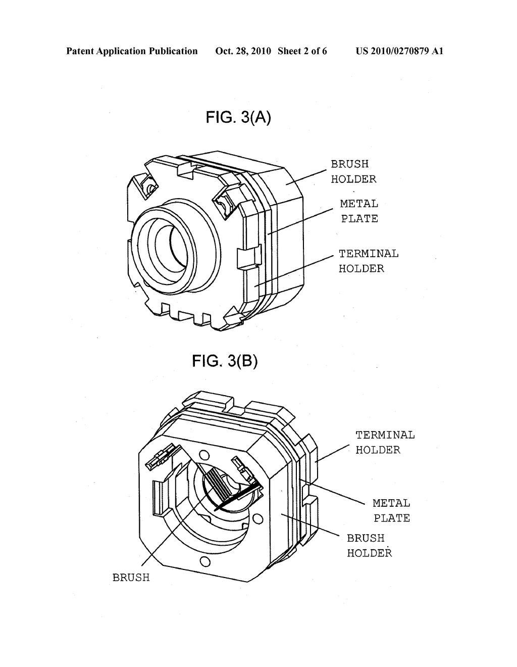 CASE LID ASSEMBLY OF DC MOTOR WITH BRUSH - diagram, schematic, and image 03