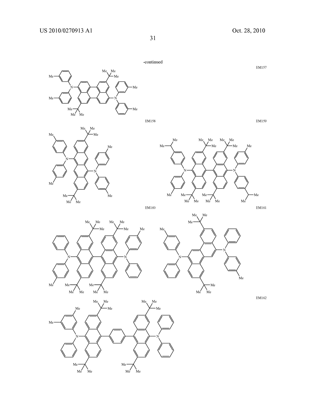 ORGANIC ELECTROLUMINESCENCE DEVICE AND ORGANIC LIGHT EMITTING MEDIUM - diagram, schematic, and image 32