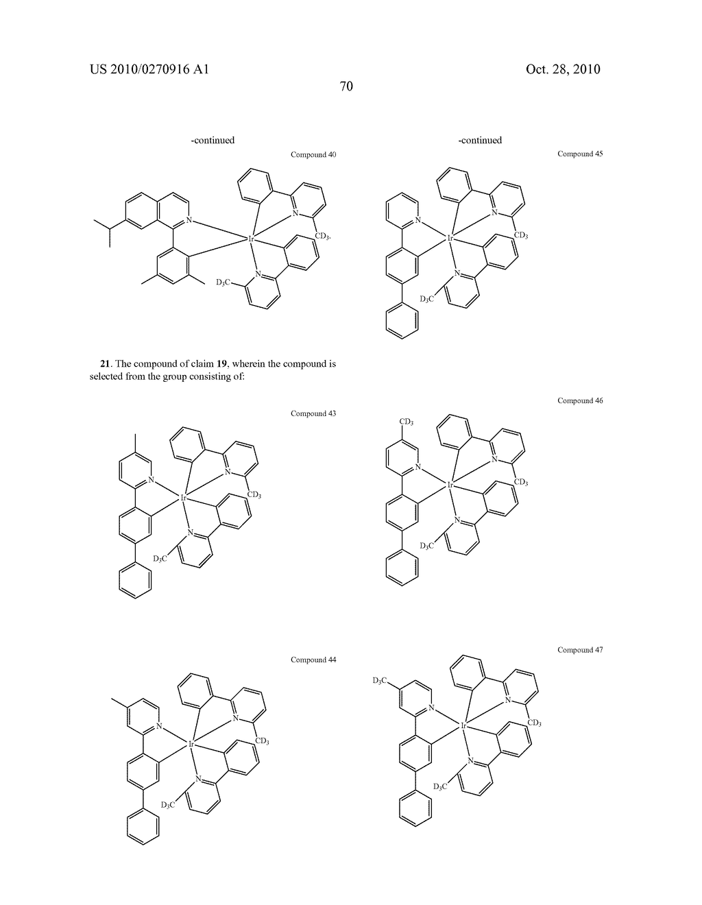 IRIDIUM COMPLEX WITH METHYL-D3 SUBSTITUTION - diagram, schematic, and image 75