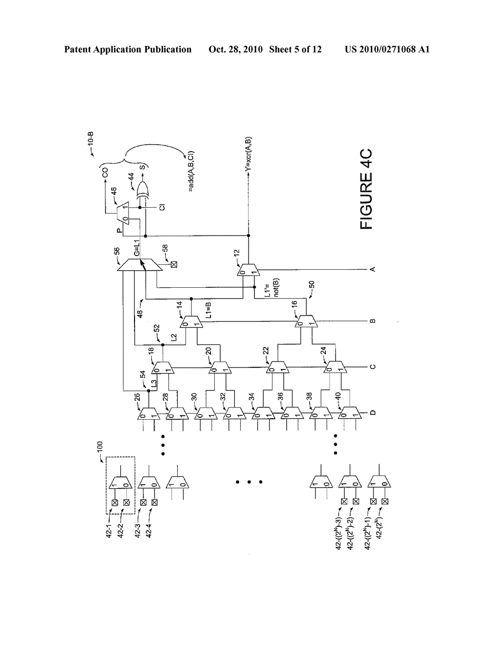 LOGIC MODULE INCLUDING VERSATILE ADDER FOR FPGA - diagram, schematic, and image 06