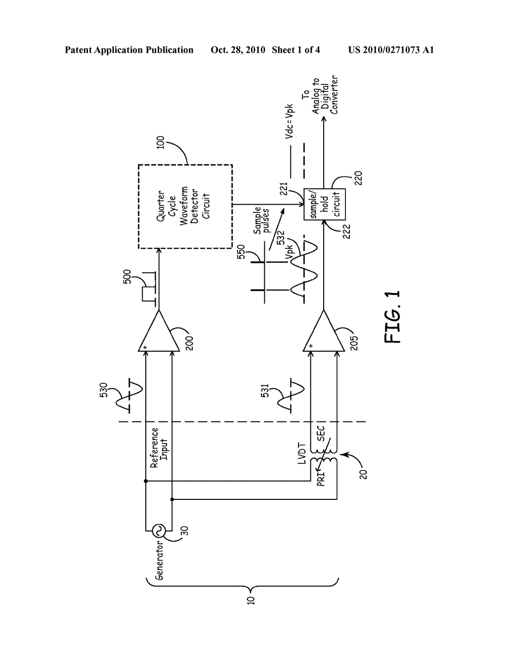 QUARTER CYCLE WAVEFORM DETECTOR - diagram, schematic, and image 02