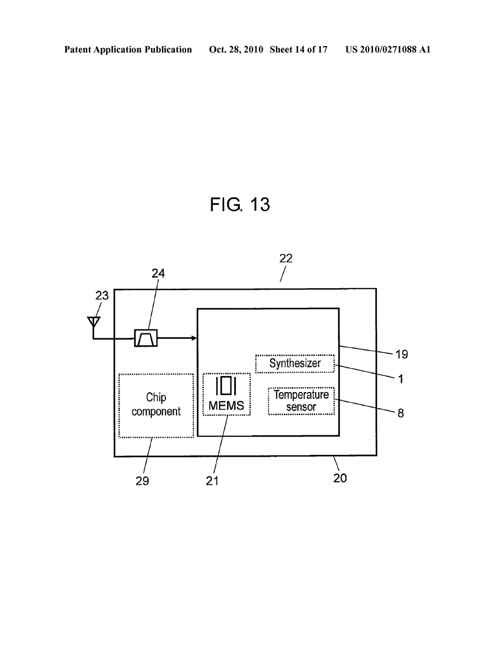 SYNTHESIZER, SYNTHESIZER MODULE, AND RECEPTION DEVICE AND ELECTRONIC DEVICE USING SAME - diagram, schematic, and image 15