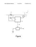 DEVICE FOR THE OPERATION OF ELECTRONIC CIRCUITS ON A HIGH-VOLTAGE POTENTIAL diagram and image