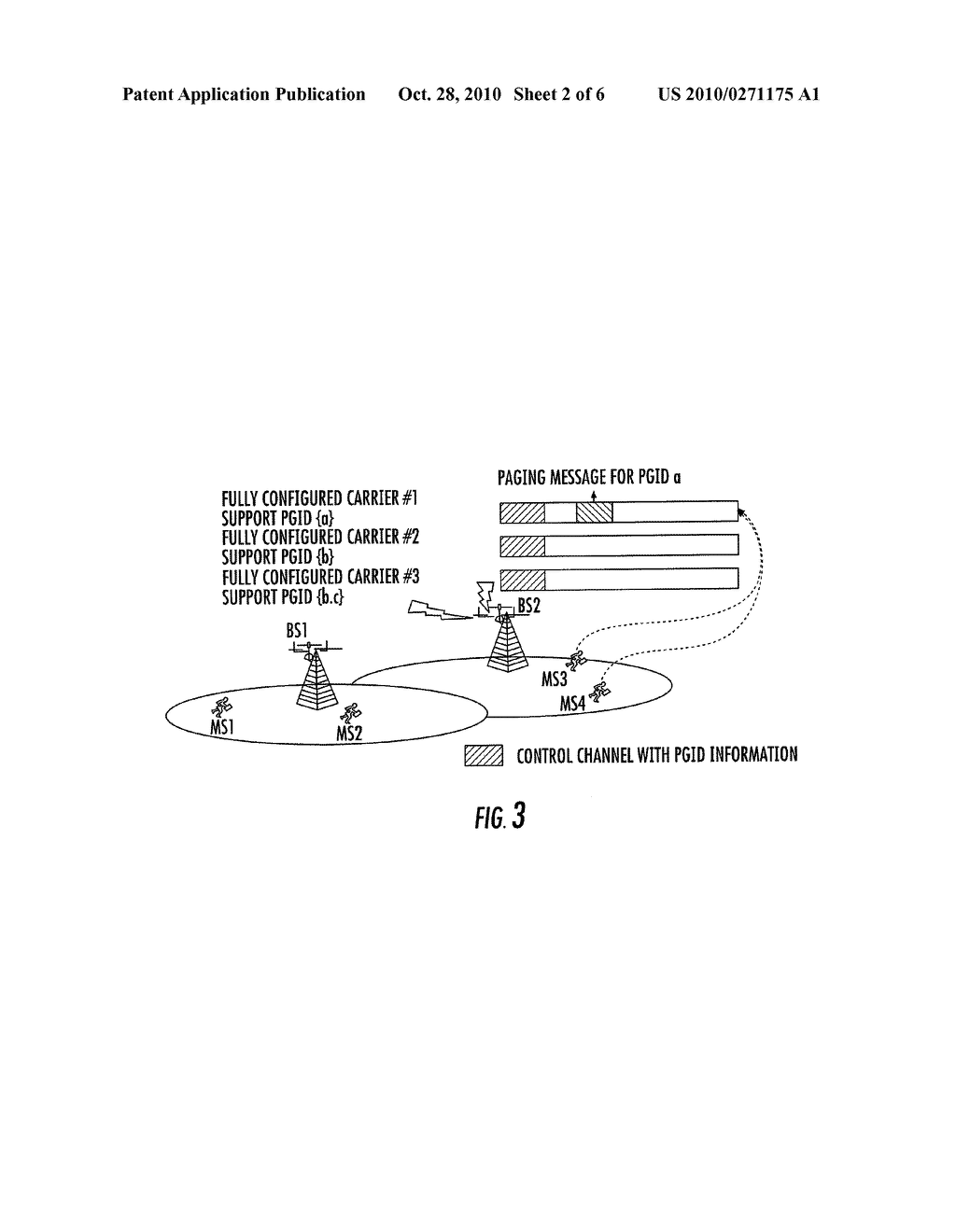 METHODS AND APPARATUSES FOR PROVIDING A PAGING PROCESS FOR MULTICARRIER - diagram, schematic, and image 03