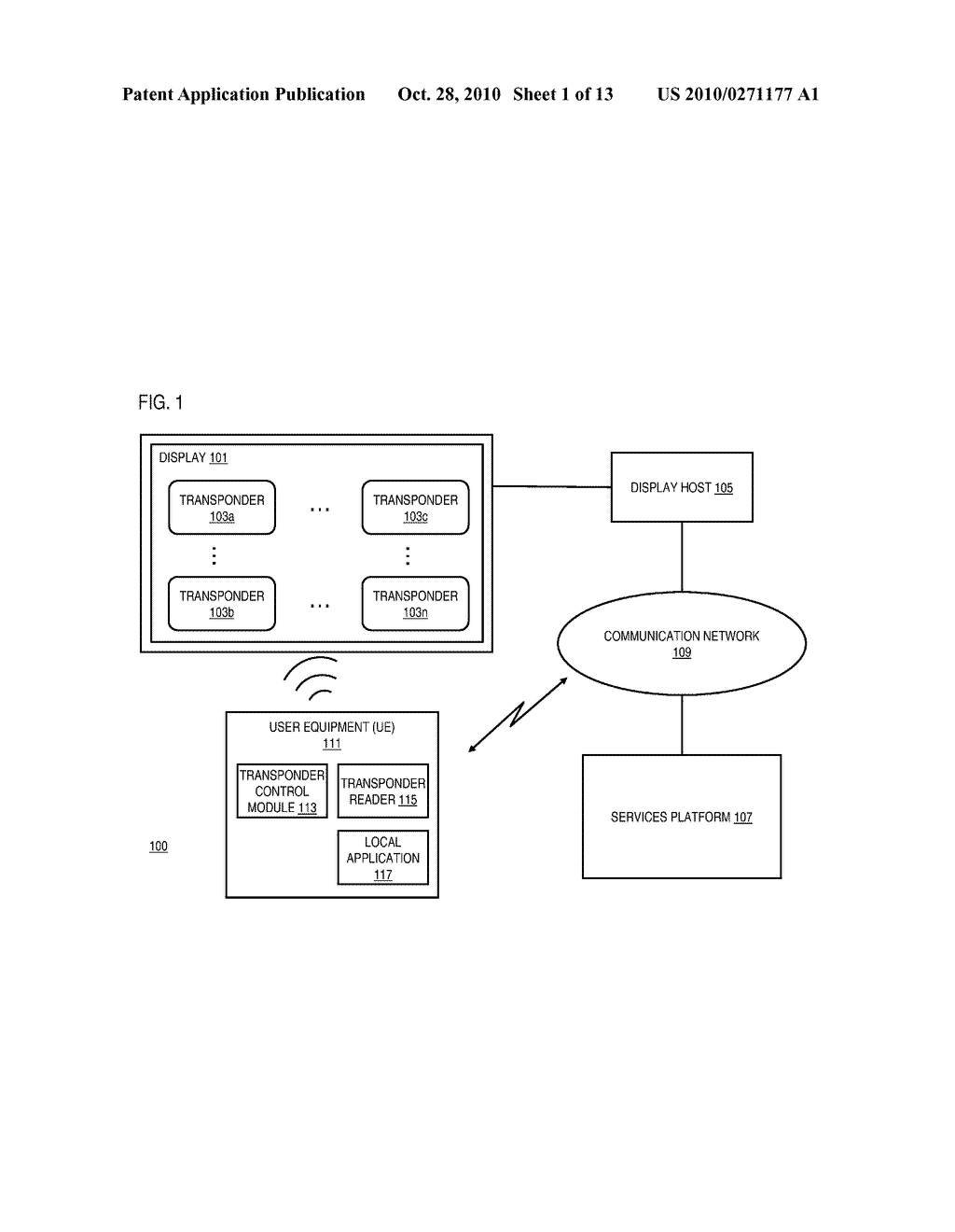 METHOD AND APPARATUS FOR PROVIDING USER INTERACTION VIA TRANSPONDERS - diagram, schematic, and image 02