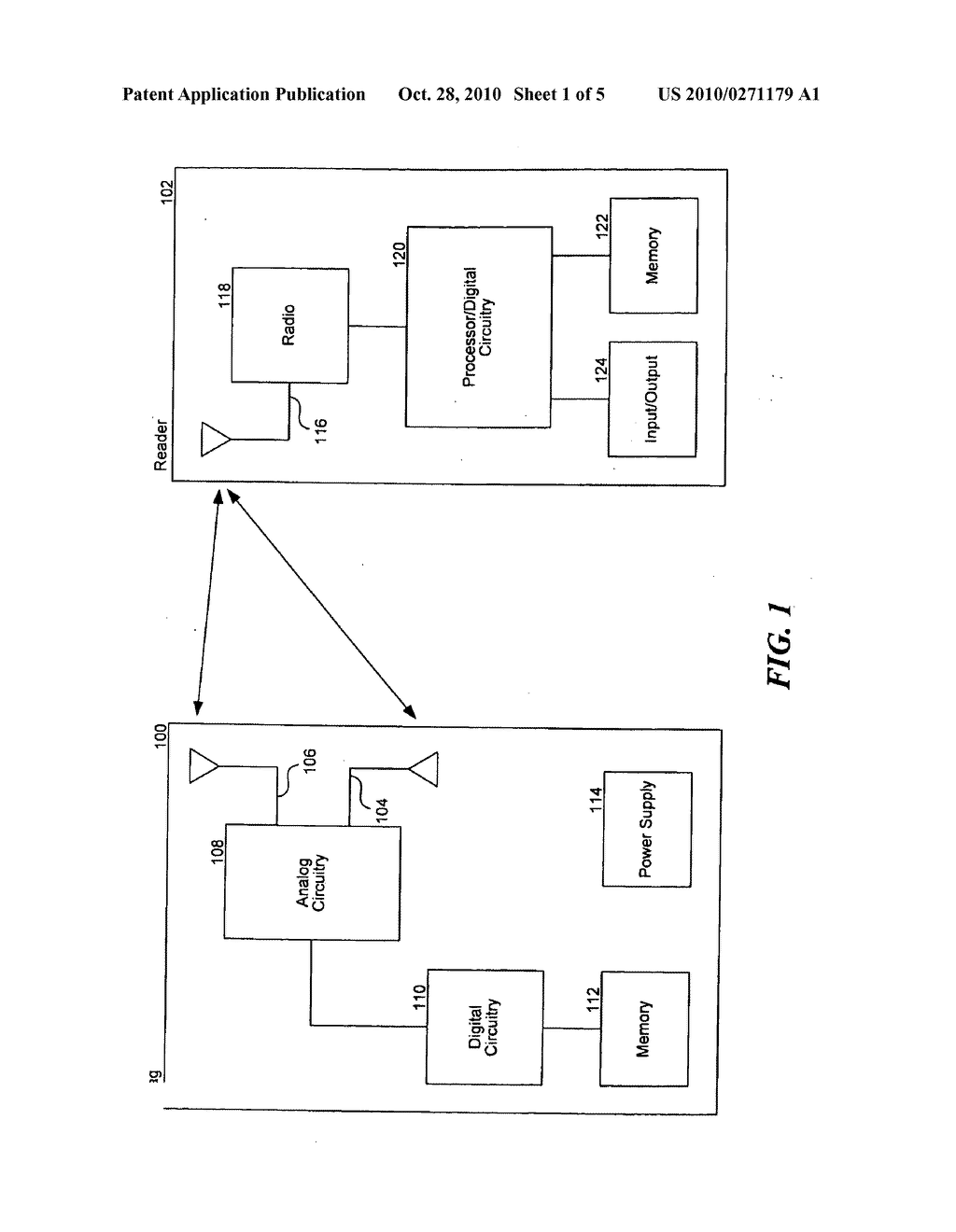 RFID TAGS WITH ORTHOGONAL COMMUNICATION CAPABILITIES, AND ASSOCIATED SYSTEMS - diagram, schematic, and image 02