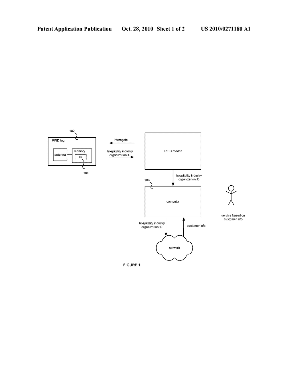 RADIO FREQUENCY IDENTIFICATION (RFID) CREDENTIAL FOR GUEST SERVICES - diagram, schematic, and image 02